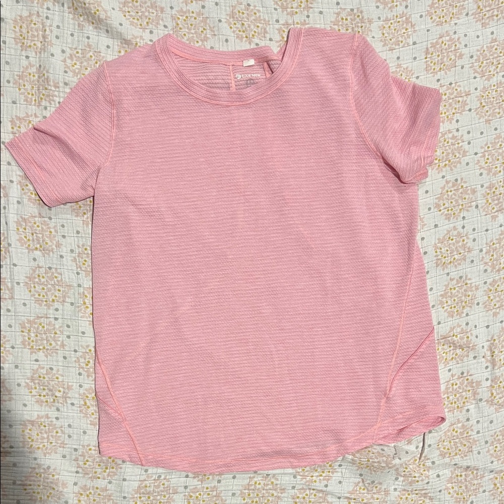 Lululemon Athletica Pink Short Sleeve Tee